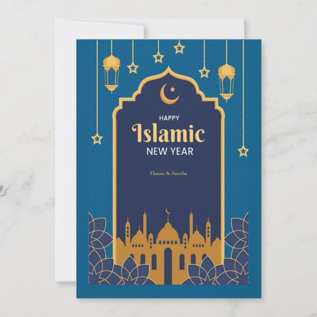 Happy Islamic New Year Card (Vorderseite)