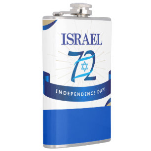 Happy Israel Independence Day Blauer Star von Davi Flachmann