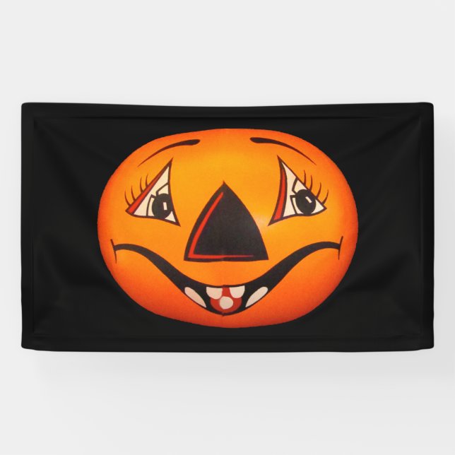 Happy Jack O’ Lantern Halloween Banner (Horizontal)