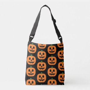 Happy Jack-O-Lantern Tragetaschen Mit Langen Trägern