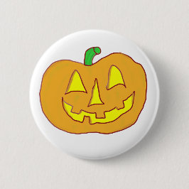 Happy Jack O'Lantern Button