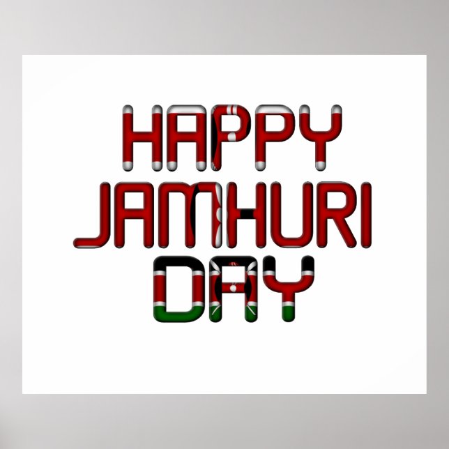 Happy Jamhuri Day Poster (Vorne)