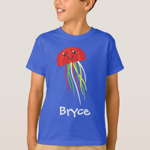 Happy Jellyfish T-shirt personnalisé