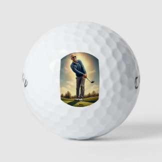 Happy Joe Biden  Golfball