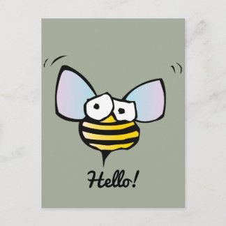 Happy Jolly Bee Postkarte