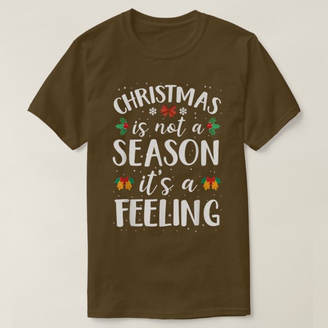 Happy Jolly Gefühl Holiday Season Funny Merry Chr T-Shirt (Design vorne)