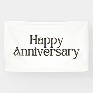 Happy Jubiläum 3x5 Vinyl Banner
