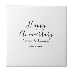 Happy Jubiläum Hochzeitstag Jahr einfache mi Fliese