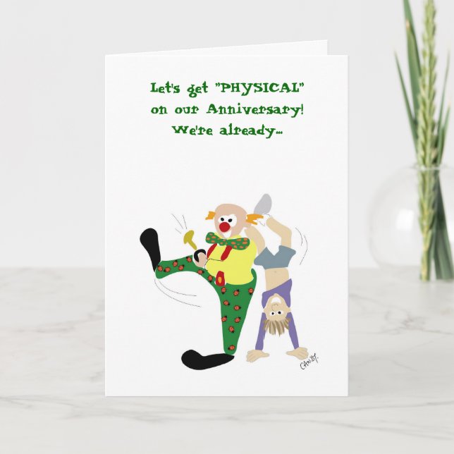 Happy-Jubiläumskarte Karte (Vorderseite)