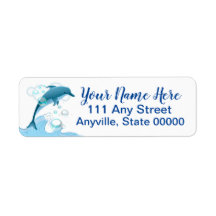 Happy Jumping Dolphin mit Blasen