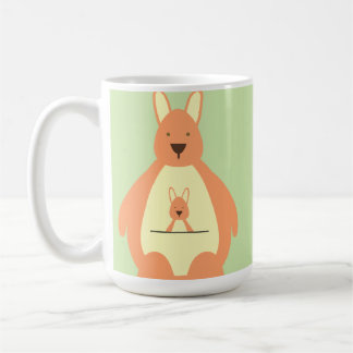 Happy Jumping Kangaroo Tasse