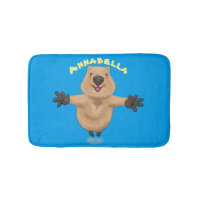 Happy Jumping Quokka Cartoon Design