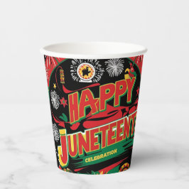 Happy Juneteenth 8oz Cups Pappbecher