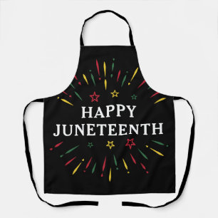 Happy Juneteenth Celebrate Black Independence Schürze