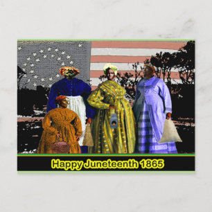 Happy Juneteenth Postkarte
