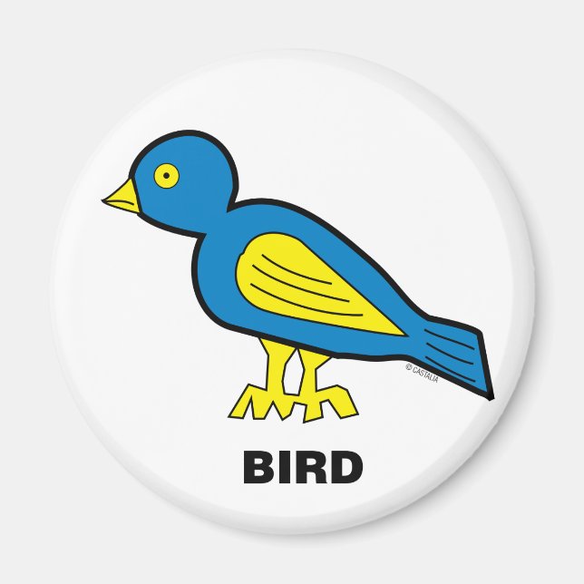 Happy Kids Bird Magnet (Vorne)
