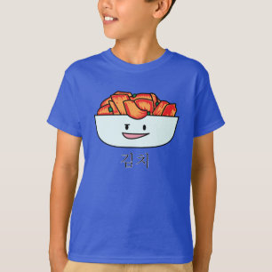 Happy Kimchi Kimchee Bowl - Happy Foods Designs T-Shirt
