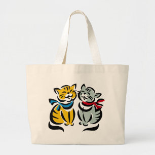 Happy Kittens Jumbo Stoffbeutel