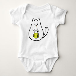 Happy Kitty Baby Bodysuit Baby Strampler