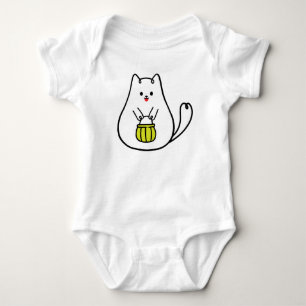 Happy Kitty Baby Bodysuit Strampler