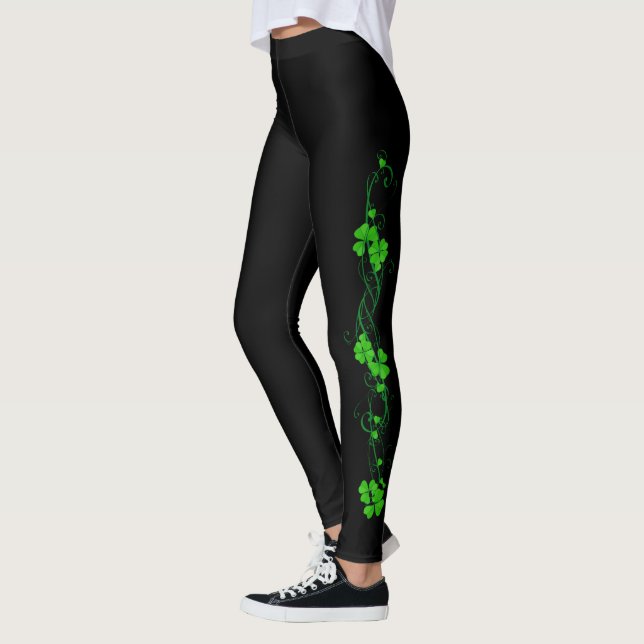 Happy Kleeblatt floral Leggings (Links)