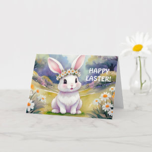 Happy kleinen Hase 2, Ostern Karte