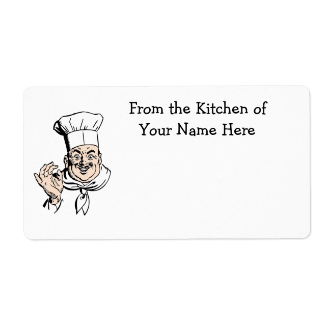 Happy Koch Food Baker Label (Vorne)