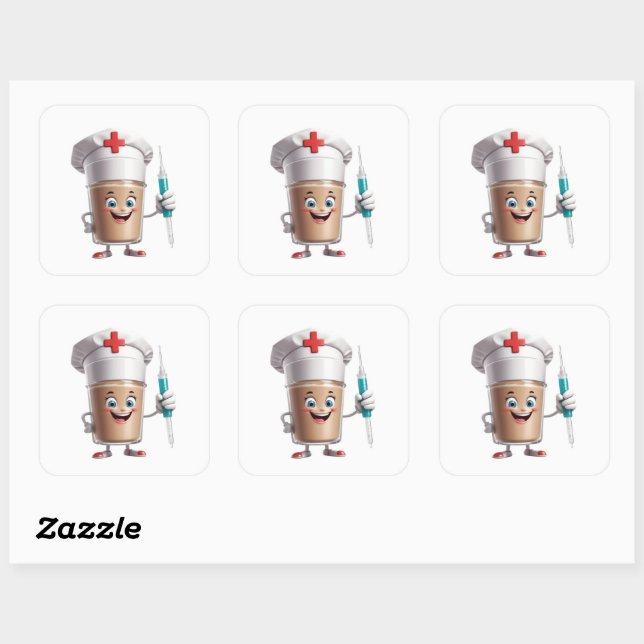 Happy Koch Stickers (Blatt)