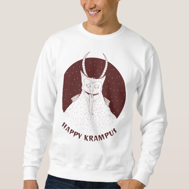 Happy Krampus Sweatshirt (Vorderseite)