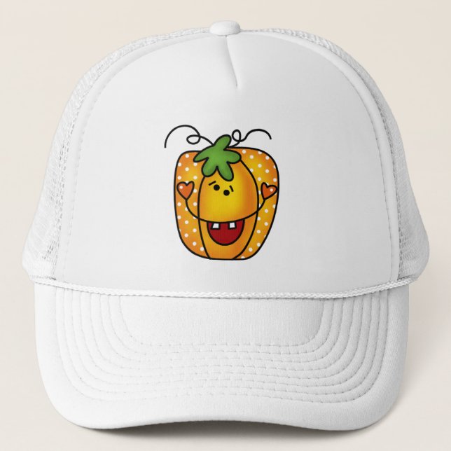Happy Kürbislaterne Tshirts und Geschenke Truckerkappe (Vorderseite)