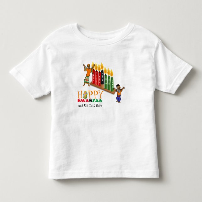 Happy KWANZAA 7 Grundsätze Kleinkind T-shirt (Vorderseite)