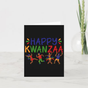 Happy Kwanzaa - African American Christmas Afro Wo Karte