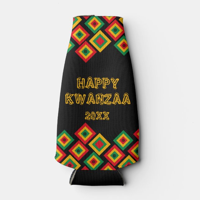 Happy KWANZAA Can Cooler Flaschenkühler (Vorderseite)