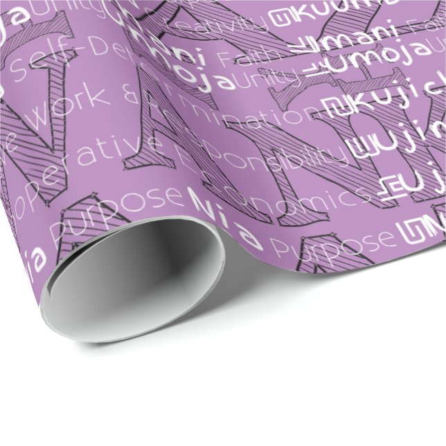 Happy Kwanzaa Geschenkpapier (Rolleneckpunkt)