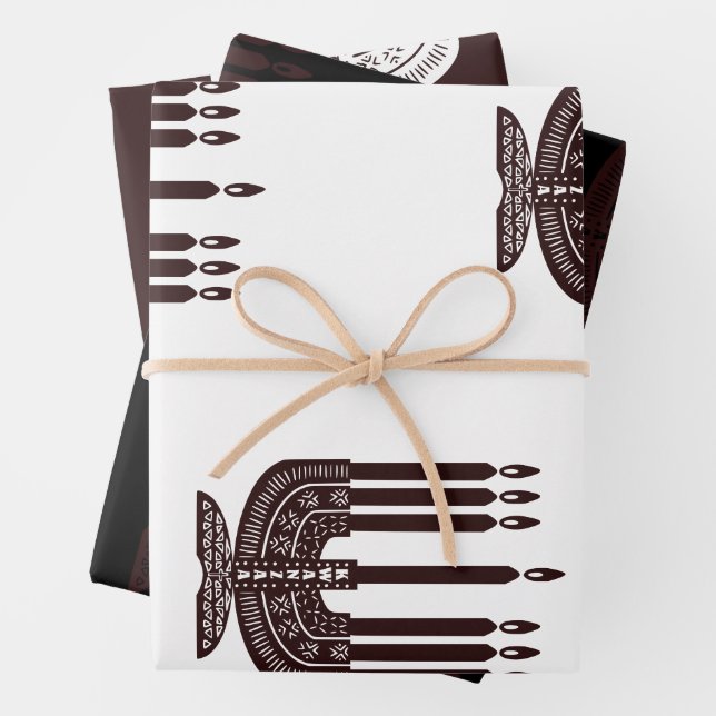 Happy Kwanzaa Geschenkpapier Set (Beispiel)