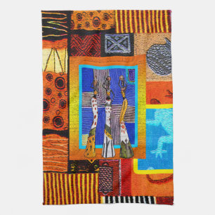 Happy Kwanzaa Geschirrtuch