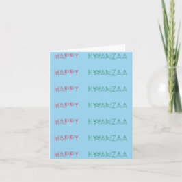 Happy Kwanzaa Greetings Karte