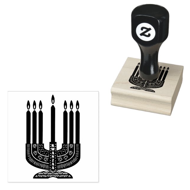 Happy Kwanzaa Gummistempel (Stempel)