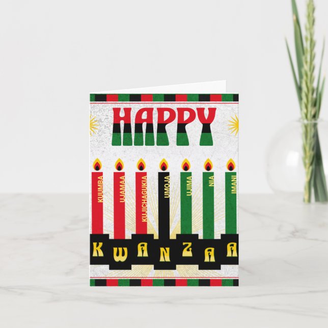 Happy Kwanzaa Karte (Vorderseite)