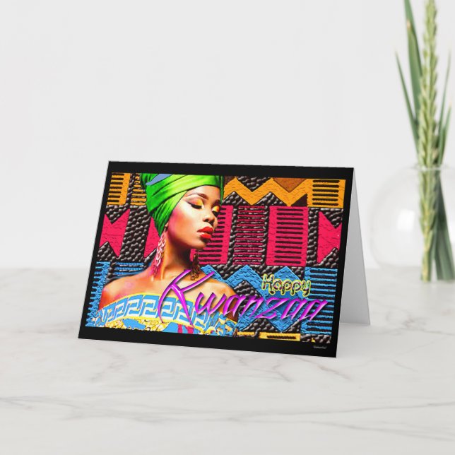 Happy Kwanzaa Karte (Vorderseite)