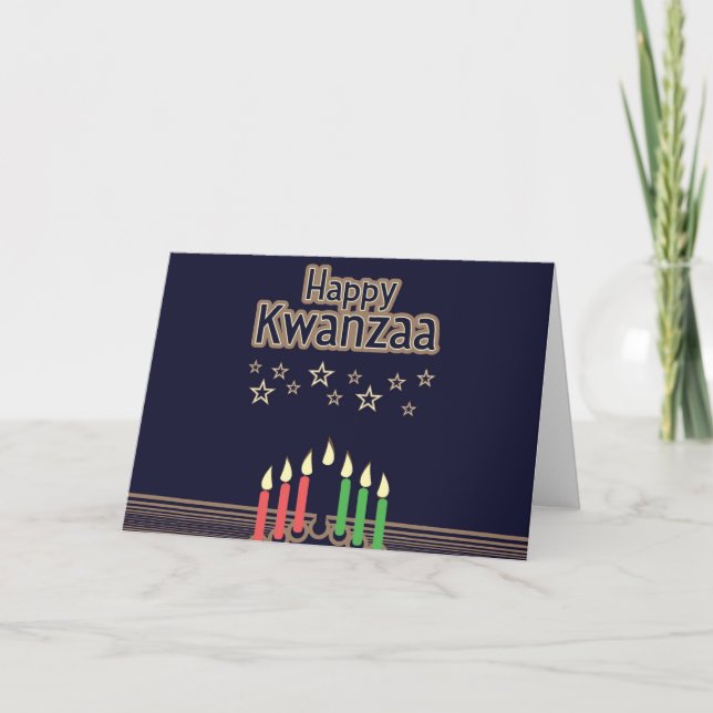 Happy Kwanzaa Karte (Vorderseite)
