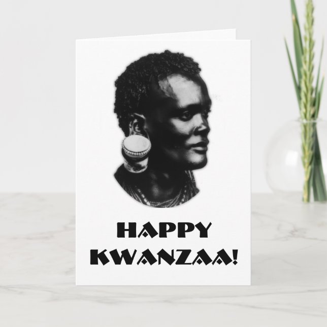 Happy Kwanzaa! Karte (Vorderseite)