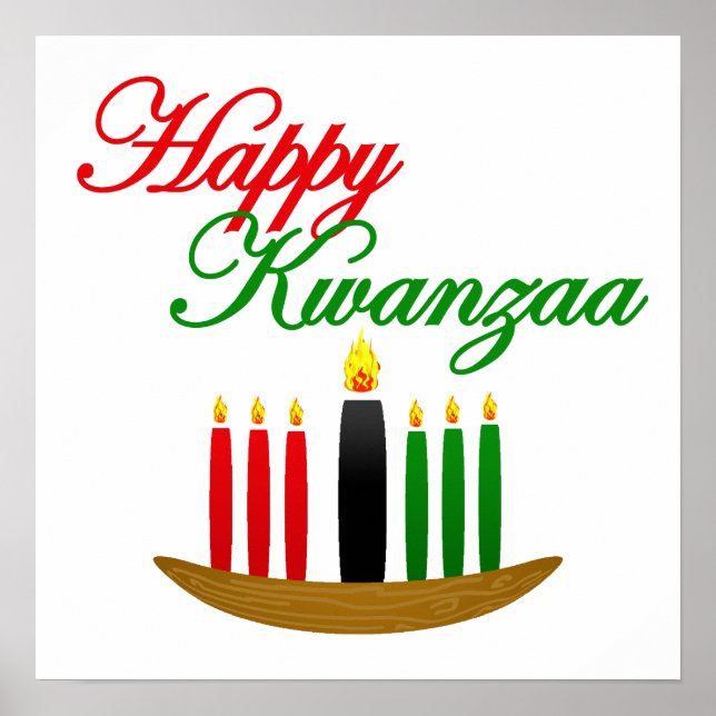 Happy Kwanzaa Poster (Vorne)