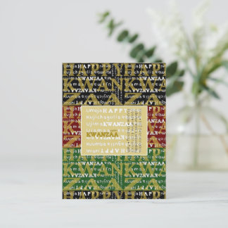 Happy Kwanzaa Postkarte