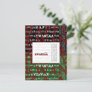 Happy Kwanzaa Postkarte