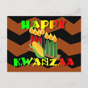 HAPPY KWANZAA POSTKARTE