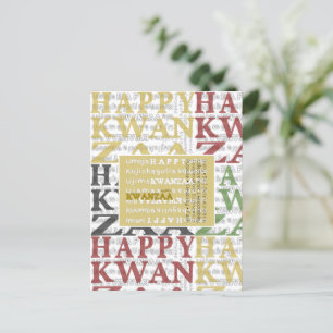 Happy Kwanzaa Postkarte
