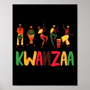 Happy Kwanzaa Proud American Holiday Herit Poster