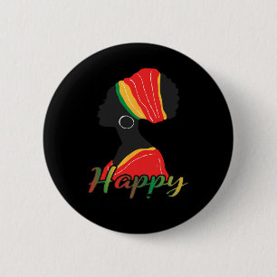 Happy Kwanzaa Sieben Prinzipien von Kwanzaa Afrika Button