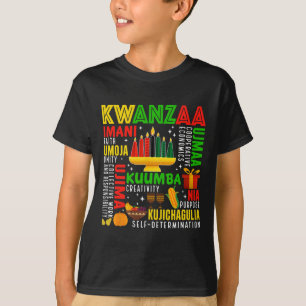 Happy Kwanzaa Sieben Prinzipien von Kwanzaa Men Wo T-Shirt